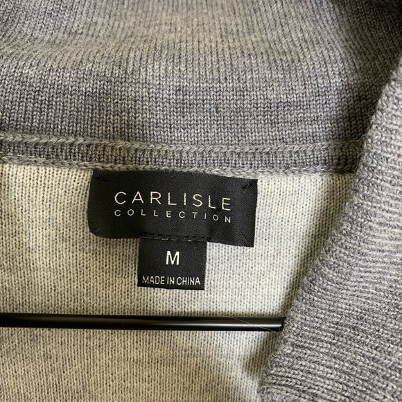 Carlisle Collection Merino Wool Cardigan Sweater - Picture 2 of 8
